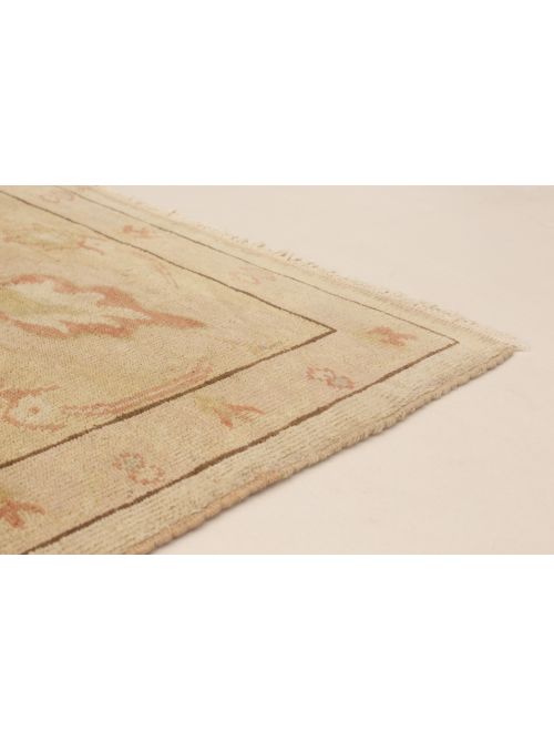 Turkish Authentic Oushak 7'10" x 8'7" Hand-knotted Wool Rug 