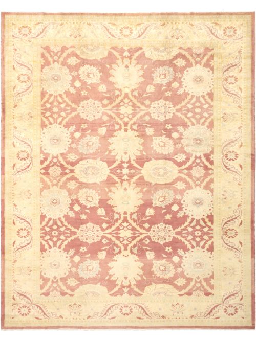Turkish Authentic Ushak 9'8" x 11'9" Hand-knotted Wool Rug 