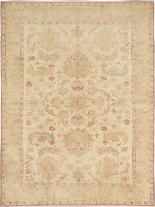 Turkish Authentic Ushak 9'2" x 12'0" Hand-knotted Wool Rug 