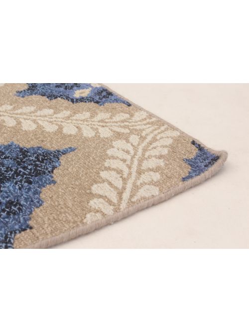 Indian Tamar II 7'9" x 9'9" Flat-Weave Wool Tapestry Kilim 