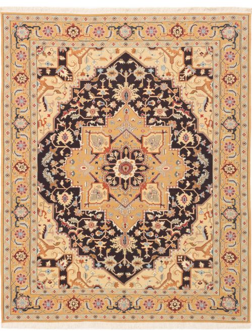 Chinese Dynasty 8'0" x 10'0" Flat-Weave Wool Tapestry Kilim 