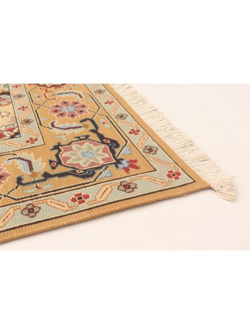 Chinese Dynasty 8'0" x 10'0" Flat-Weave Wool Tapestry Kilim 