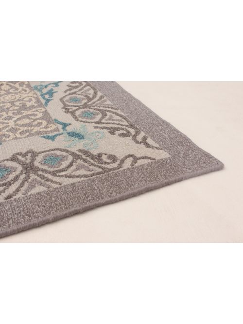 Indian Tamar IV 8'6" x 11'6" Flat-Weave Wool Tapestry Kilim 