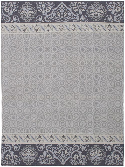 Indian Tamar III 8'6" x 11'6" Flat-Weave Wool Tapestry Kilim 