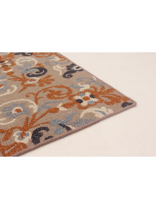 Indian Tamar I 8'6" x 11'6" Flat-Weave Wool Tapestry Kilim 