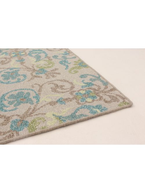 Indian Tamar I 8'6" x 11'6" Flat-Weave Wool Tapestry Kilim 