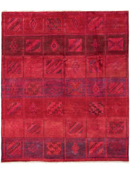 Indian Vibrance 8'5" x 9'10" Hand-knotted Wool Rug 
