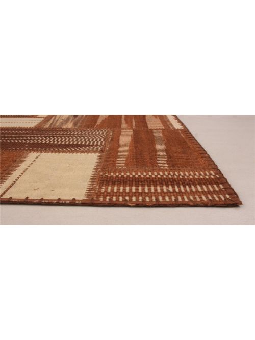 Turkish Anatolia Patch 5'9" x 7'9" Flat-Weave Wool Kilim 