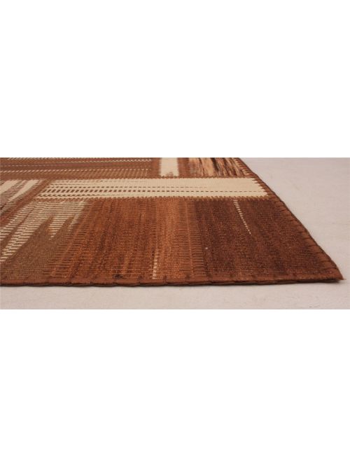 Turkish Anatolia Patch 5'9" x 7'9" Flat-Weave Wool Kilim 