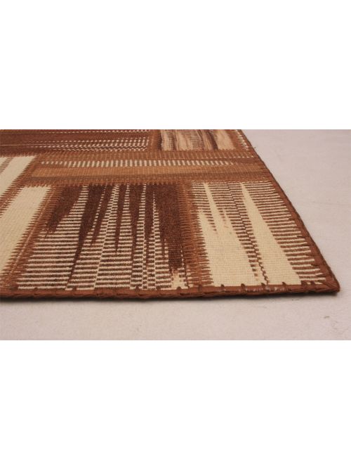Turkish Anatolia Patch 5'8" x 7'10" Flat-Weave Wool Kilim 
