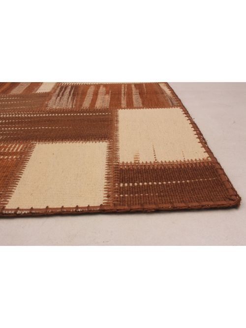 Turkish Anatolia Patch 5'8" x 7'9" Flat-Weave Wool Kilim 
