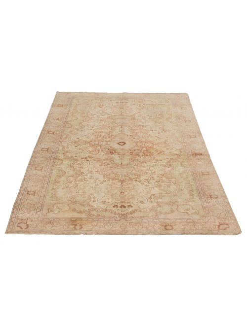 Turkish Antalya Vintage 6'3" x 9'10" Hand-knotted Wool Rug 