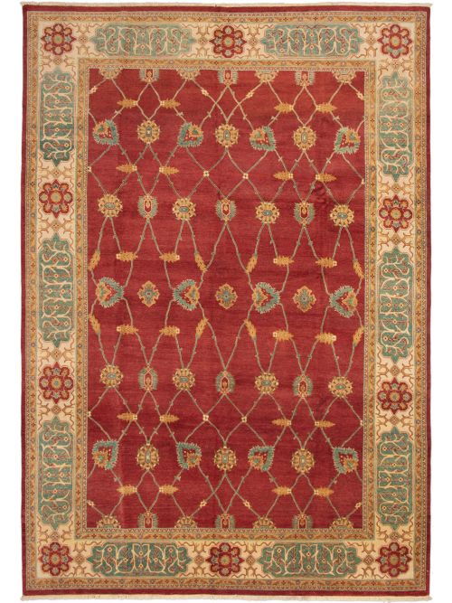 Indian Chobi Twisted 10'0" x 14'9" Hand-knotted Wool Rug 
