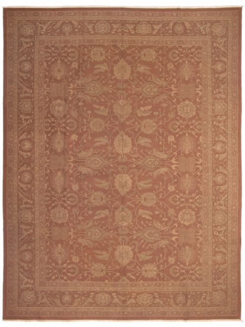 Chinese Dynasty 11'6" x 17'6" Flat-Weave Wool Tapestry Kilim 