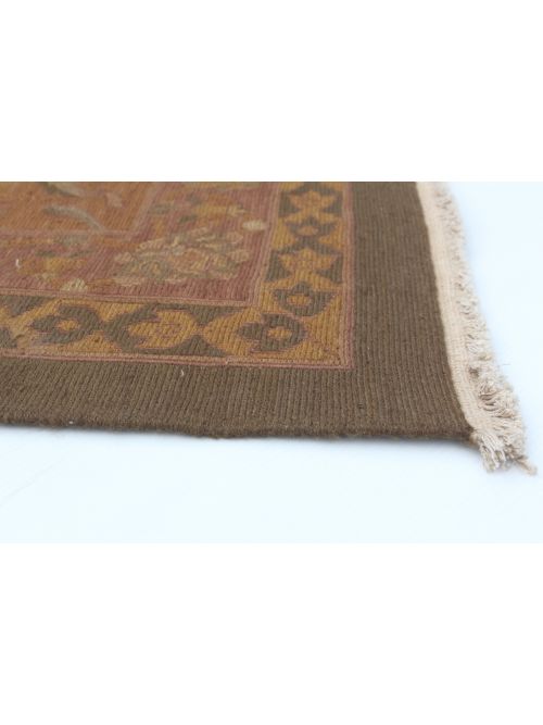 Chinese Dynasty 11'6" x 17'6" Flat-Weave Wool Tapestry Kilim 