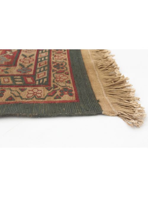 Chinese Dynasty 11'6" x 17'6" Flat-Weave Wool Tapestry Kilim 