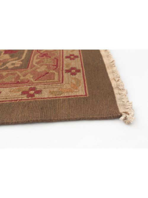 Chinese Dynasty 14'0" x 25'0" Flat-Weave Wool Tapestry Kilim 