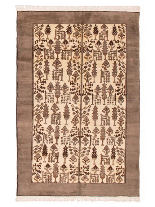 Persian Style 6'8" x 10'2" Hand-knotted Wool Rug 