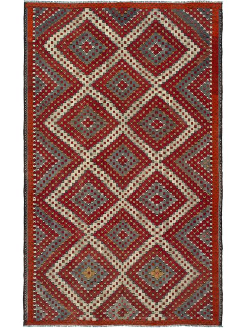 Turkish Yoruk 6'5" x 10'4" Flat-Weave Wool Tapestry Kilim 