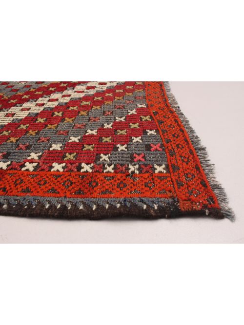 Turkish Yoruk 6'5" x 10'4" Flat-Weave Wool Tapestry Kilim 