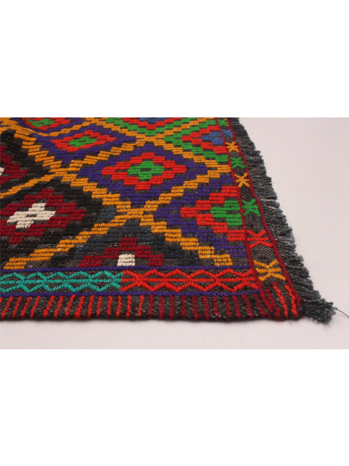 Turkish Yoruk 7'0" x 8'6" Flat-Weave Wool Tapestry Kilim 