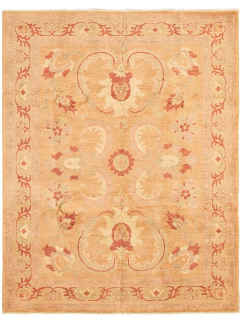 Afghan Chobi Finest 6'4" x 8'1" Hand-knotted Wool Rug 