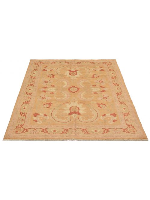 Afghan Chobi Finest 6'4" x 8'1" Hand-knotted Wool Rug 
