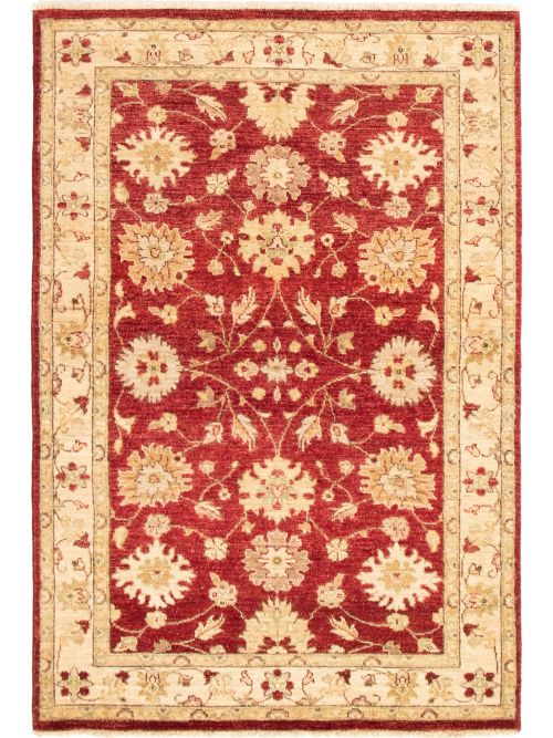 Afghan Chobi Finest 4'1" x 6'2" Hand-knotted Wool Rug 