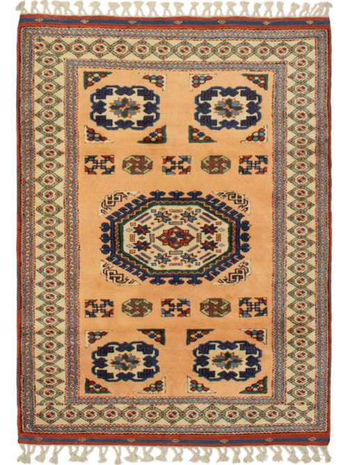 Turkish Antique Shiravan 4'1" x 5'9" Hand-knotted Wool Rug 