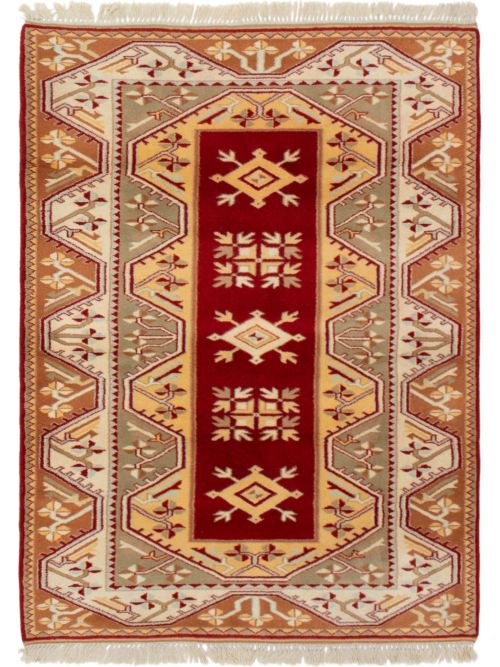 Turkish Authentic Oushak 4'0" x 6'0" Hand-knotted Wool Rug 