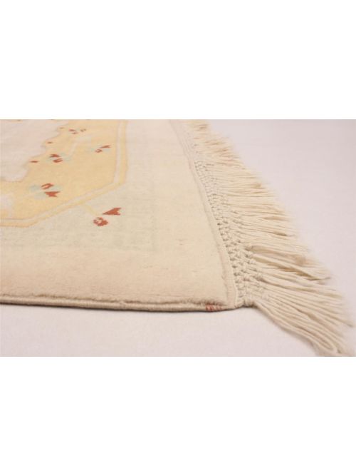 Turkish Authentic Oushak 3'8" x 5'6" Hand-knotted Wool Rug 
