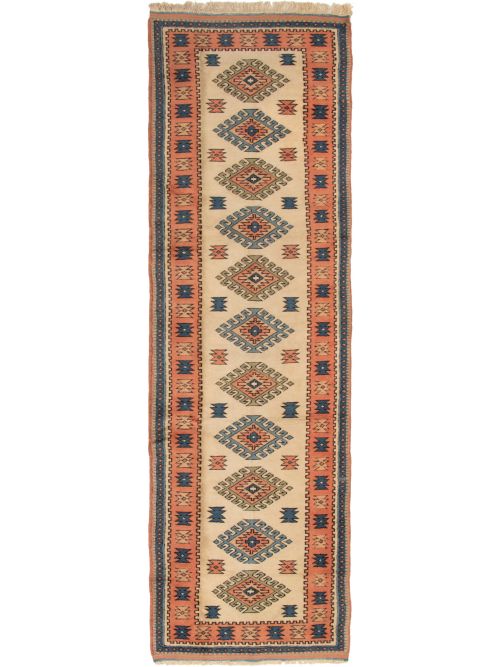 Turkish Antique Shiravan 3'6" x 12'8" Hand-knotted Wool Rug 