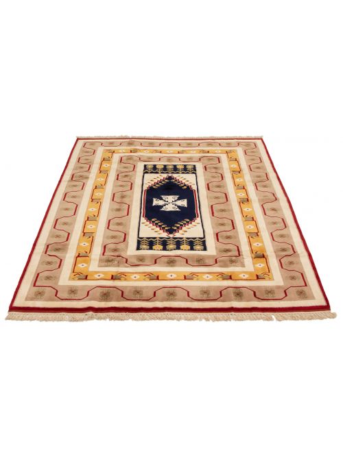 Turkish Antique Shiravan 6'9" x 8'4" Hand-knotted Wool Rug 