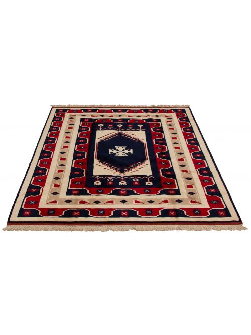 Turkish Antique Shiravan 6'7" x 8'0" Hand-knotted Wool Rug 