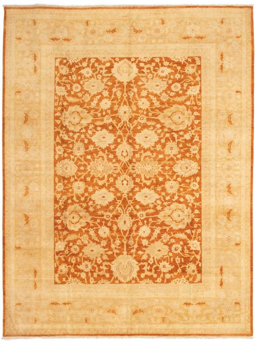 Afghan Chobi Finest 9'0" x 11'10" Hand-knotted Wool Rug 