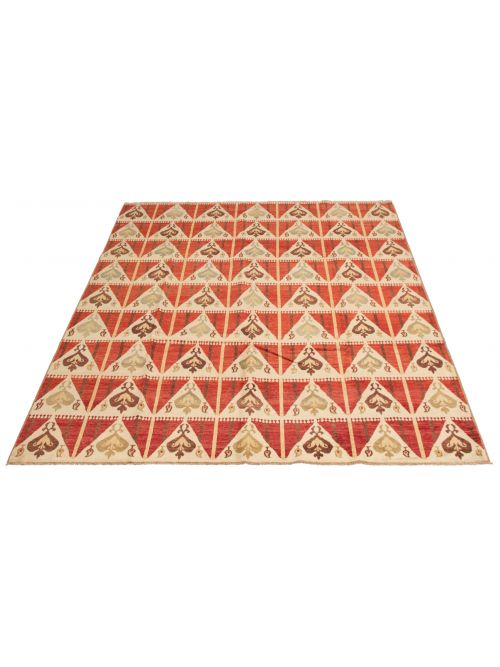 Afghan Finest Ziegler Chobi 10'1" x 12'10" Hand-knotted Wool Rug 