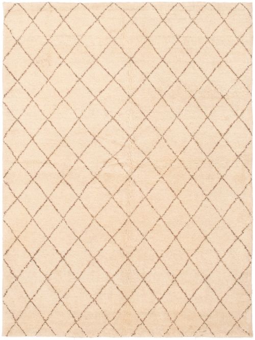 Indian Arlequin 5'3" x 6'10" Hand-knotted Wool Rug 