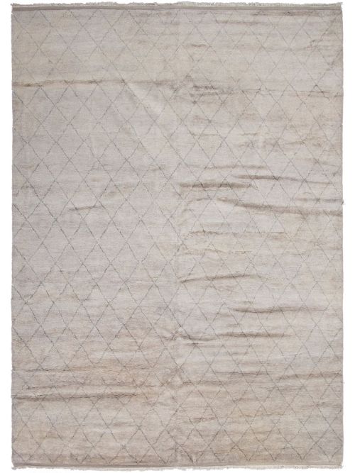 Indian Arlequin 10'3" x 14'2" Hand-knotted Wool Rug 