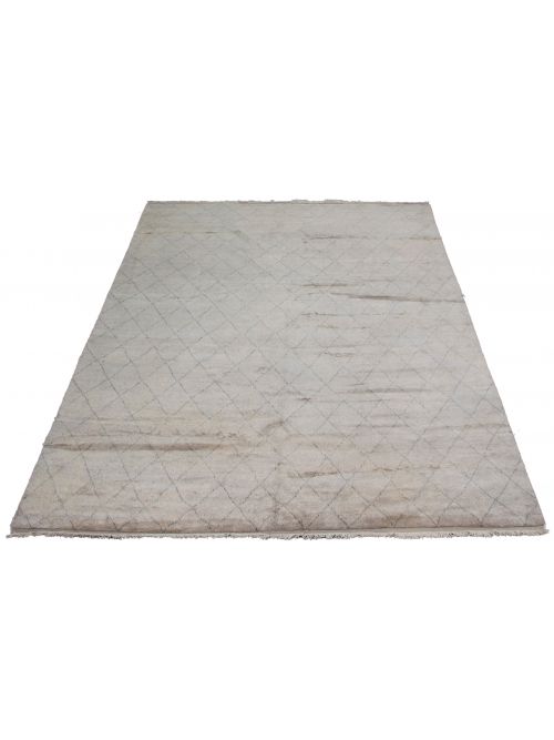 Indian Arlequin 10'3" x 14'2" Hand-knotted Wool Rug 