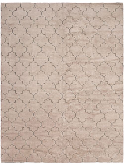 Indian Arlequin 10'4" x 13'8" Hand-knotted Wool Rug 