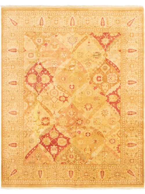 Pakistani Peshawar Oushak 8'0" x 10'0" Hand-knotted Wool Rug 