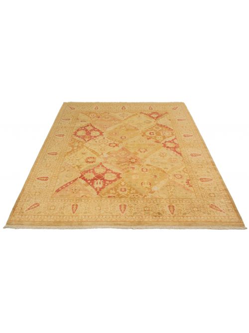 Pakistani Peshawar Oushak 8'0" x 10'0" Hand-knotted Wool Rug 