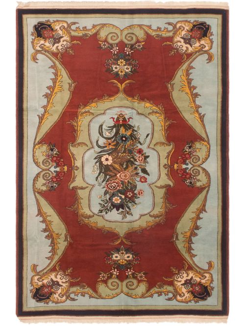 Tapis style persan 6'7" x 9'10" en laine