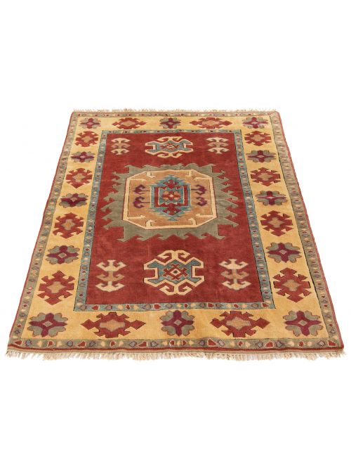 Turkish Melis 5'5" x 7'6" Hand-knotted Wool Rug 