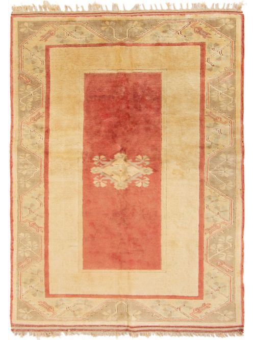 Turkish Melis 5'2" x 7'5" Hand-knotted Wool Rug 