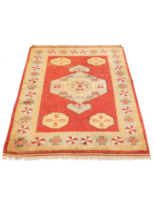 Turkish Melis 5'3" x 7'7" Hand-knotted Wool Rug 