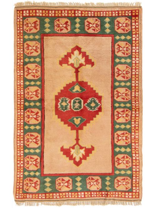 Turkish Melis 4'9" x 7'7" Hand-knotted Wool Rug 