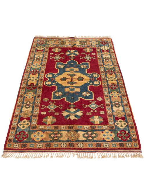 Turkish Melis 5'1" x 8'2" Hand-knotted Wool Rug 