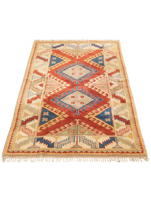 Turkish Melis 4'11" x 7'9" Hand-knotted Wool Rug 