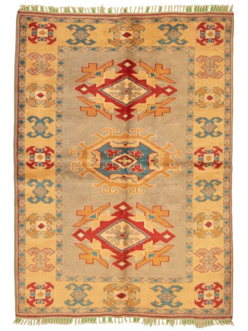 Turkish Melis 5'4" x 7'7" Hand-knotted Wool Rug 